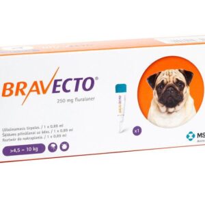 Bravecto Spot-On (fluralaner) for dog weight 4,5-10 kg