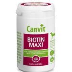 Canvit Biotin maxi 230 g vitamin feed supplement for perfect coat of dogs 76 tab