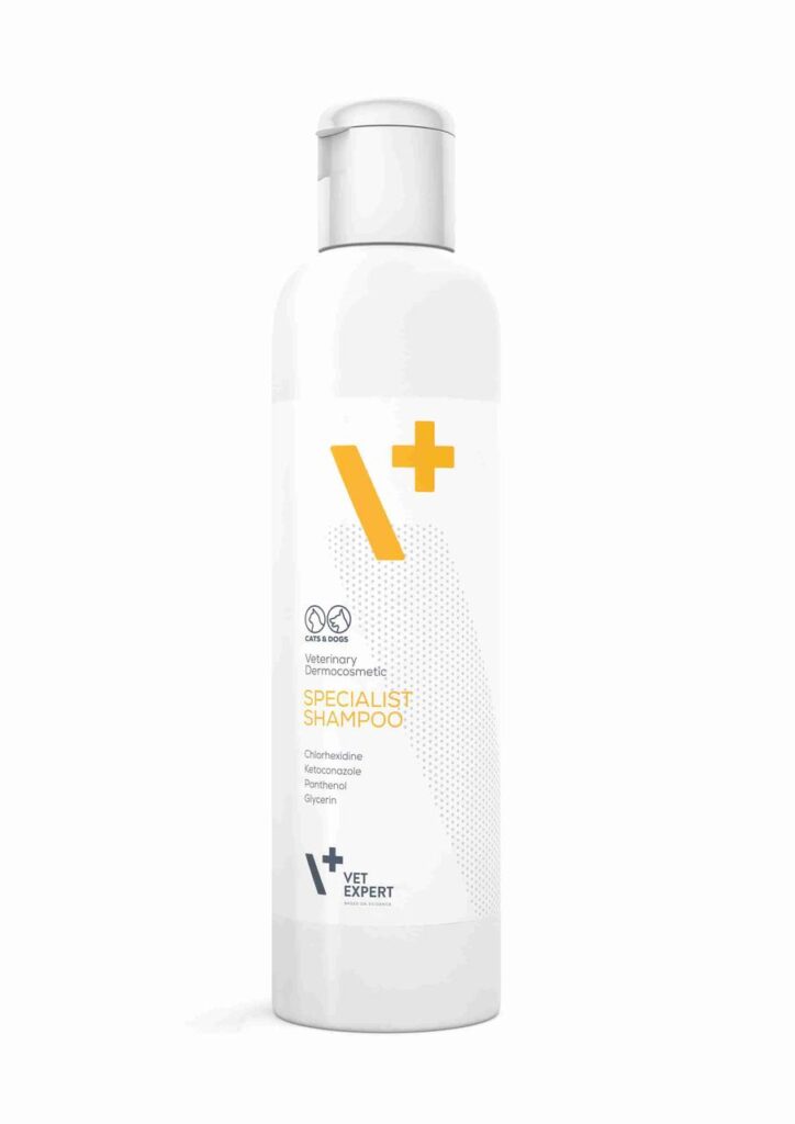 VetExpert Antibacterial shampoo for cats and dogs 250ml Ketoconazole