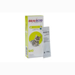 Bravecto spot it drops for cats weighing from 1.2 to 2.8 kg., Against ticks and fleas