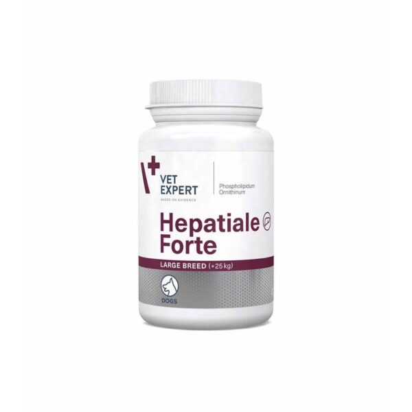 VetExpert HEPATIALE Forte Large Breed 550mg 40 tablets to improve liver function in dogs of large breeds (for 25 kg) - Image 1