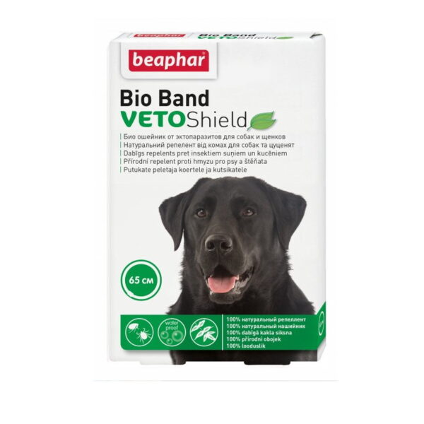 Beaphar Flea & Tick collar Bio Collar against fleas, ticks and mosquitoes for dogs 65 cm