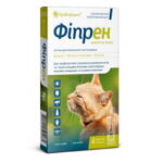 FIPREN Spot On (fipronil, methoprene) Flea & Tick Treatment for Cats 0.5 ml x 4 pipettes