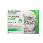 Frontline (fipronil) Combo flea and tick treatment for cats 3 pipettes