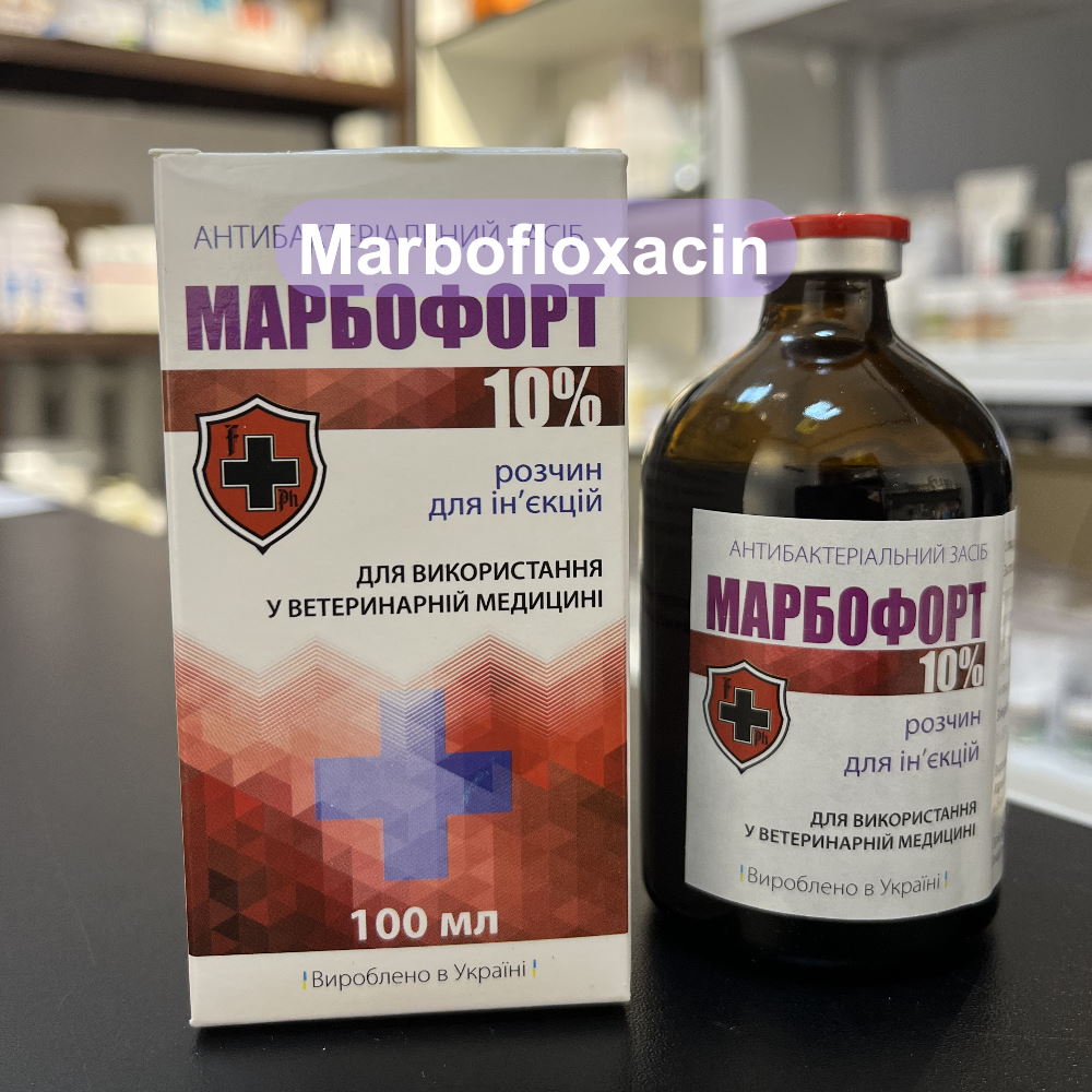 Marbofloxacin 100 mg inject Marbofloxacin 100 mg inject
