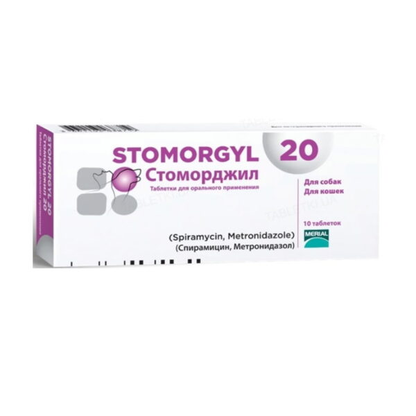 Stomorgyl 20 (spiramycin, metronidazole) for dogs FOR SALE ONLINE