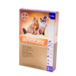 Advocate flea drops for cats 4-8 kg, 3 pipettes