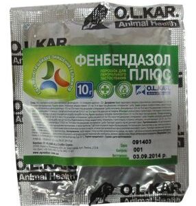 Fenbendazole 200 mg Panacur wormer powder 10g