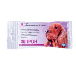 Fipron 100 (fipronil) spot Flea & Tick Treatment for dogs 10-20 kg (M)
