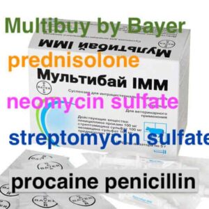procaine penicillin streptomycin sulfate neomycin sulfate prednisolone Bayer