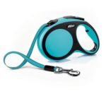 Roulette-leash Flexi Comfort L (tape) 5 m, 60 kg, blue