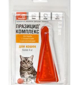 Prazicid Complex Flea & Tick & Worms drops for cats, 1 pipette x 0.85 ml