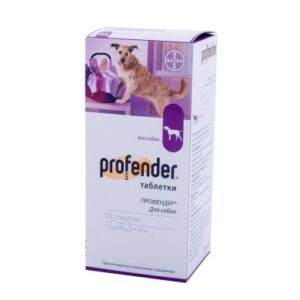 Profender (praziquantel, emodepside) Dewormer for Dogs 6 tablets