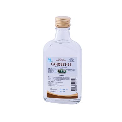 sanovet-95-200-ml-preparat-antiseptichniy-92662991376386_small6 Sanovet 95% 200 ml antiseptic - Image 1