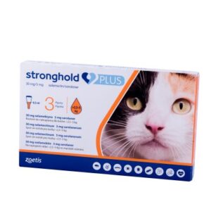 Stronghold Plus (Selamectin, Sarolaner) 30 mg Spot-On Solution for Cats 2.5-5 kg 3 pip. (Revolution Plus analog)